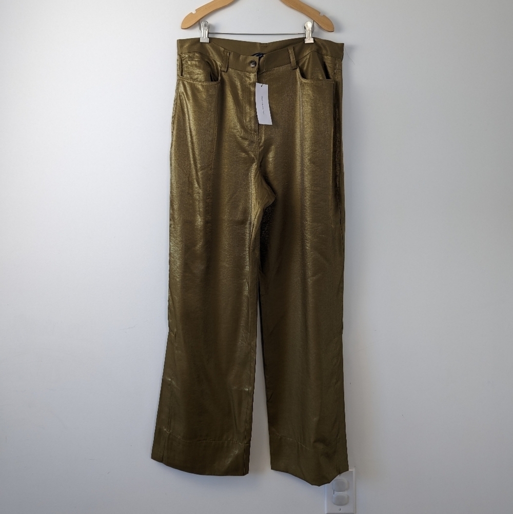 French Connection Women's Shimmer Trousers - Size 12